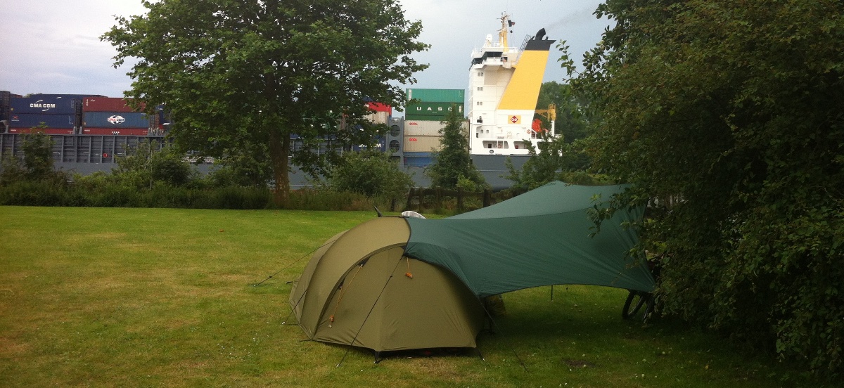 Overnachten aan het Nord-Ostsee kanal