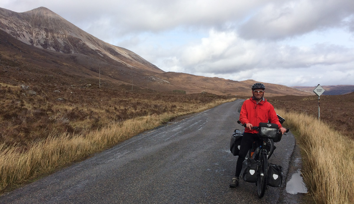 Fietsen door Glen Torridon Schotland